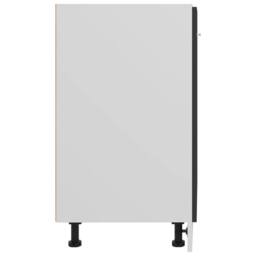 Berkfield Home Durable Bottom Cabinet Black 60x46x81.5 cm Engineered Wood - thumbnail 7