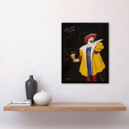 Artery8 Vintage Fort Carre Beer Advert Vintage Framed Wall Art Print Cappiello - Size: A4 - thumbnail 4