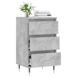 Berkfield Home Sideboard Concrete Grey 40x35x70 cm Engineered Wood - Size: 40 x 35 x 70 cm - thumbnail 4
