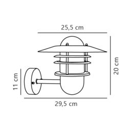 Nordlux Industrial Outdoor Wall Light Silver Galvanized steel E27 Coastal/Marine Safe - Mains Powered, IP54 - thumbnail 4