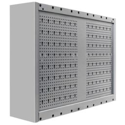 Berkfield Home Wall Mounted Tool Cabinet Industrial Style Metal Grey & Black - thumbnail 6