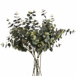 Lemon Pavilion Furniture and Decor Eucalyptus Spray Artificial Plant - L22 x W13 x H91 cm - Green - thumbnail 4