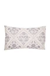 Helena Springfield 'Folk Trellis' Cotton Duvet Cover Set in Charcoal - Size: Single - thumbnail 3