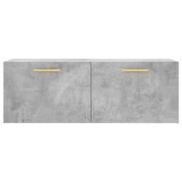 Berkfield Home Wall Cabinet Concrete Grey 100x36.5x35 cm Engineered Wood - thumbnail 5
