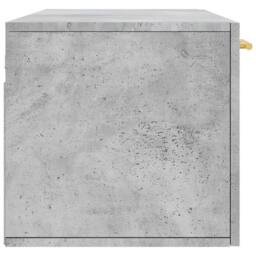Berkfield Home Wall Cabinet Concrete Grey 100x36.5x35 cm Engineered Wood - thumbnail 7