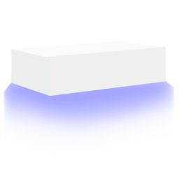 Berkfield Home TV Cabinet with LED Lights White 60x35x15.5 cm - thumbnail 6