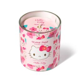 Hello Kitty Repeat Print 1-Wick Candle - Orchid Petal Scent in Pink - Size: Medium - thumbnail 4