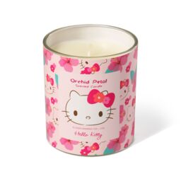 Hello Kitty Repeat Print 1-Wick Candle - Orchid Petal Scent in Pink - Size: Medium - thumbnail 3