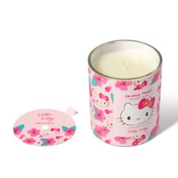 Hello Kitty Repeat Print 1-Wick Candle - Orchid Petal Scent in Pink - Size: Medium - thumbnail 6