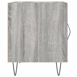 Berkfield Home Bedside Cabinets 2 pcs Grey Sonoma 40x40x50 cm Engineered Wood - Size: 40 x 40 x 50 cm - thumbnail 7