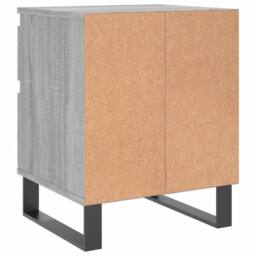 Berkfield Home Bedside Cabinets 2 pcs Grey Sonoma 40x35x50 cm Engineered Wood - Size: 40 x 35 x 50 cm - thumbnail 9