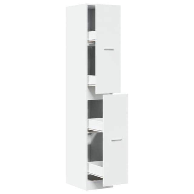 Berkfield Home Apothecary Cabinet¬†White 30x41x174.5 cm Engineered Wood in White - image 1