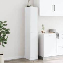 Berkfield Home Apothecary Cabinet¬†White 30x41x174.5 cm Engineered Wood in White - thumbnail 4