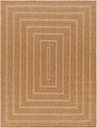Livabliss Pismo Beach-Modern Brown Tan Yellow Graphic In- & Outdoor Jute-Look Rug - Size: 160 cm x 215 cm - thumbnail 2