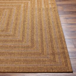 Livabliss Pismo Beach-Modern Brown Tan Yellow Graphic In- & Outdoor Jute-Look Rug - Size: 160 cm x 215 cm - thumbnail 5