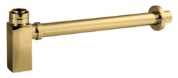 Balterley Square Minimalist Bottle Trap Brushed Brass in Metallics