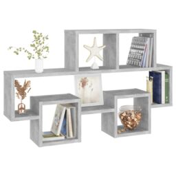 Berkfield Home Car-shaped Wall Shelf Concrete Grey 82x15x51 cm Engineered Wood - Size: 82 x 15 x 51 cm - thumbnail 5
