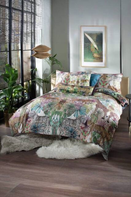House of Norris Mozambique Duvet Set - Exotic Safari Print 100% Cotton Bedding - Size: Super King - image 1