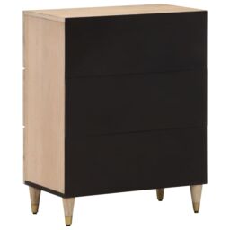 Berkfield Home Side Cabinet 60x33x75 cm Solid Wood Mango in Brown - Size: 60 x 33 x 75 cm - thumbnail 5