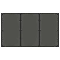 Berkfield Home Modern 5 Piece Garden Dining Set Black Poly Rattan - thumbnail 8