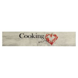 Berkfield Home Kitchen Rug Washable Peper Cooking 60x300 cm Velvet in Grey - thumbnail 2