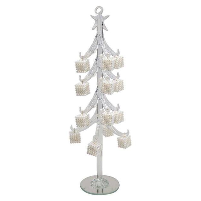 VFM e-Store Christmas Decoration 36cm x 12cm White X 1 - Size: 36 cm x 12 cm - image 1