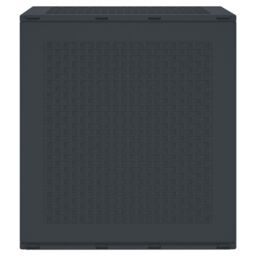 Berkfield Home Garden Storage Box Anthracite 55x53x57 cm PP - Size: 55 x 53 x 57 cm - thumbnail 6