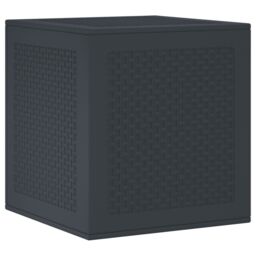 Berkfield Home Garden Storage Box Anthracite 55x53x57 cm PP - Size: 55 x 53 x 57 cm - thumbnail 8