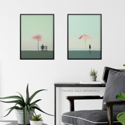 Artery8 Wall Art Print Set of 3 Laundry Day Washing Line Utility Room Minimalist Blue Sky 3 Pack Poster Laundry Room - Size: A4 - thumbnail 2