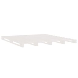 Berkfield Home Pallet Bed White 180x200 cm Super King Size Solid Wood - thumbnail 4