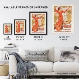 "Artery8 Maurice Denis La Depeche de Toulouse Vintage Advert Wall Art Print - Size: W12"" x H16""" - thumbnail 3