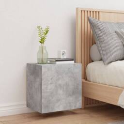 Berkfield Home TV Wall Cabinet Concrete Grey 40.5x30x40 cm Engineered Wood - thumbnail 1