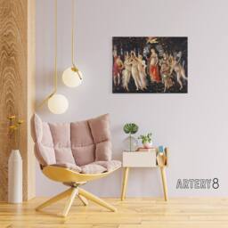 "Artery8 Sandro Botticelli Primavera Canvas Wall Art Print - Size: W24"" x H32""" - thumbnail 3