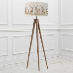 Voyage Maison Aratus Floor Lamp With Moorland Stag Eva Lampshade in Light Beige - thumbnail 2