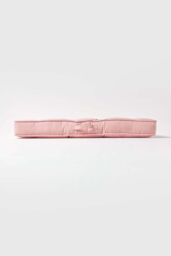 Homescapes Cotton 2 Seater Booster Cushion in Pink - thumbnail 5