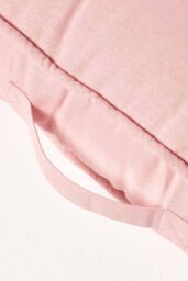 Homescapes Cotton 2 Seater Booster Cushion in Pink - thumbnail 4