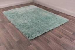 Celebrity Interiors Boston Plain Duckegg Rug in Green - Size: 180 cm x 270 cm - thumbnail 1