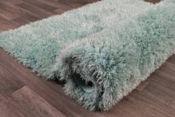 Celebrity Interiors Boston Plain Duckegg Rug in Green - Size: 180 cm x 270 cm - thumbnail 4
