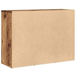 Berkfield Home Sideboard Old Wood 88x30x64 cm Engineered Wood in Brown - Size: 88 x 30 x 64 cm - thumbnail 6