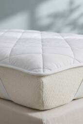 Homescapes Advanced Cooling Mattress Topper Hypoallergenic in White - Size: Single - thumbnail 5