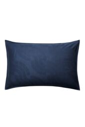 Nalu Nicole Scherzinger 'Leilani' Cotton Sateen Standard Pillowcase in Dark Blue - thumbnail 1