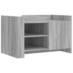 Berkfield Home Coffee Table Grey Sonoma 80x50x50 cm Engineered Wood - Size: 80 x 50 x 50 cm - thumbnail 2