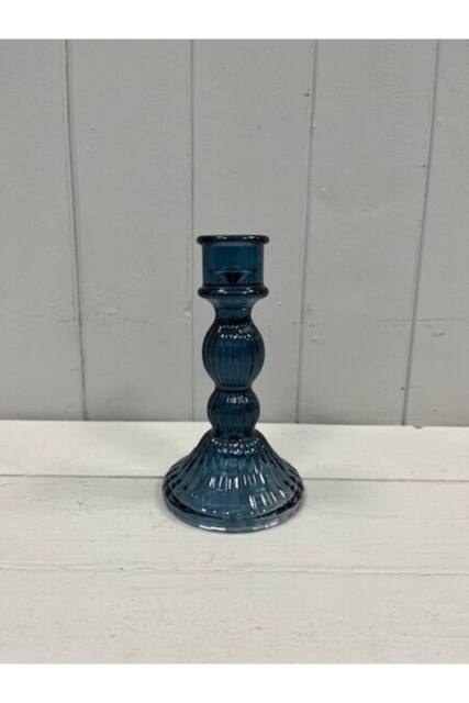 KDMD Medium Blue Decorative Candle Holder - image 1