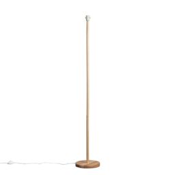 ValueLights Heather Wooden Traditional Floor Lamp Base in Light Oak