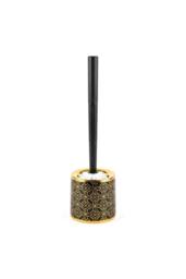 KDMD Toilet Brush with Round Stand 40cm Dense Bristles Plastic in Black - thumbnail 1