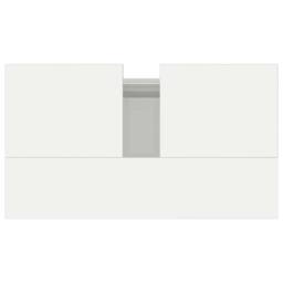 Berkfield Home Durable Bathroom Cabinet High Gloss White 58x33x60 cm Engineered Wood - Size: 58 x 33 x 60 cm - thumbnail 8