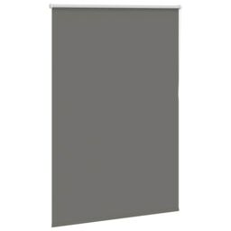 Berkfield Home Roller Blind Blackout Grey 100x130 cm Fabric Width 95.7 cm Polyester - thumbnail 3
