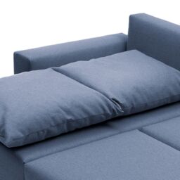 Abakus Direct Oslo Reversible Corner Sofa Bed in Dark Blue - thumbnail 6