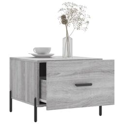 Berkfield Home Coffee Tables 2 pcs Grey Sonoma 50x50x40 cm Engineered Wood - Size: 50 x 50 x 40 cm - thumbnail 4