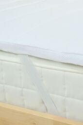 Slumberdown Airstream Memory Cool Mattress Topper in White - Size: King - thumbnail 4